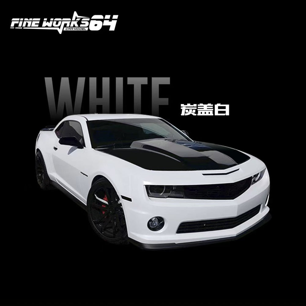 Fine Works64 1:64 Camaro Diecast Model Toys Car Metal Base Rubber Tires Collection Gifts
