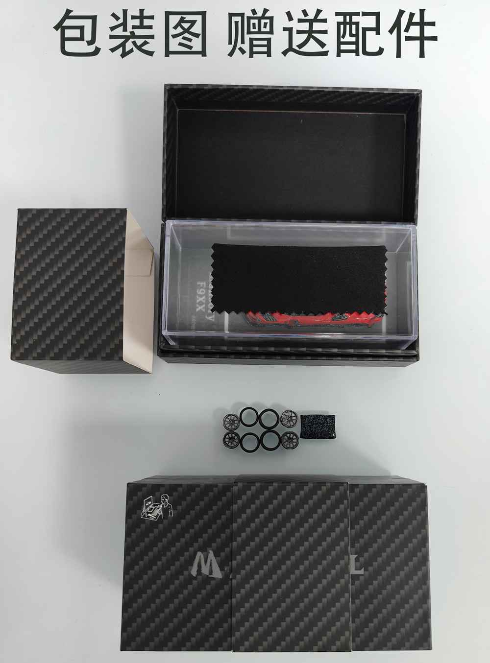 MJ 1/64 Ferrari Mansory F9XX Hardtop/Convertible Diecast Car Models Collection Gifts Limited Edition