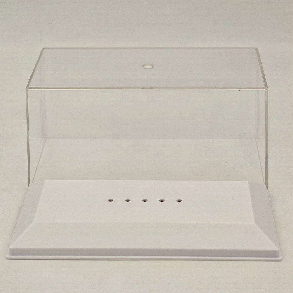 Boîtes en acrylique de 15,3 cm 6 pouces, présentoir de rangement transparent anti-poussière pour modèles de voitures et jouets à l'échelle 1:72, 1:43