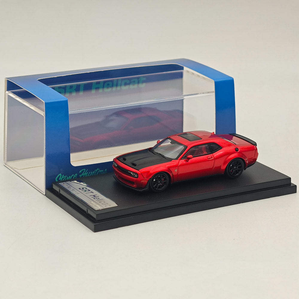Modèle réduit de voiture moulée sous pression Dodge SRT Hellcat Muscle Sports, collection limitée, rouge, échelle 1:64