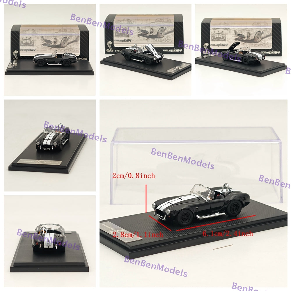 Fine Works 1/64 Ford SHELBY COBRA 427S/C Diecast Models Car Limited Collection