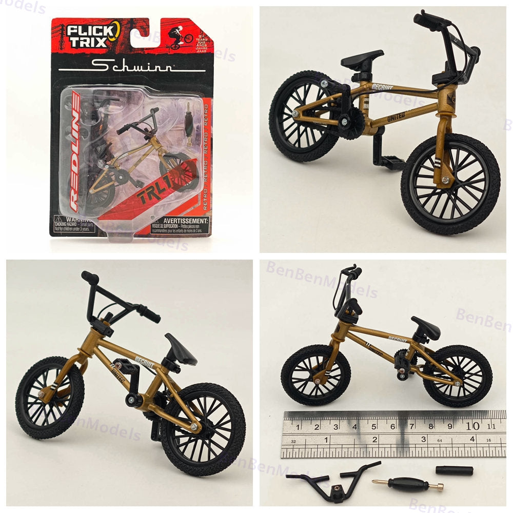 FLICK TRIX Finger Bike BMX PREMIUM DeathTrap Bicycle Miniature Toys Diecast Gift