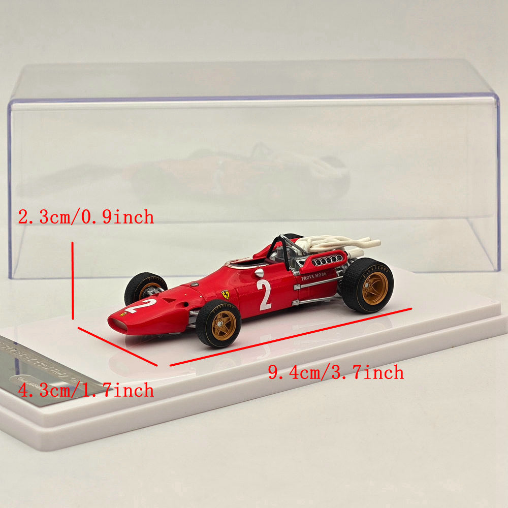 1/43 Tecnomodel Ferrari 312 F1-67 1967 #2 ltaly GP "Chris Amon" Red Resin Model