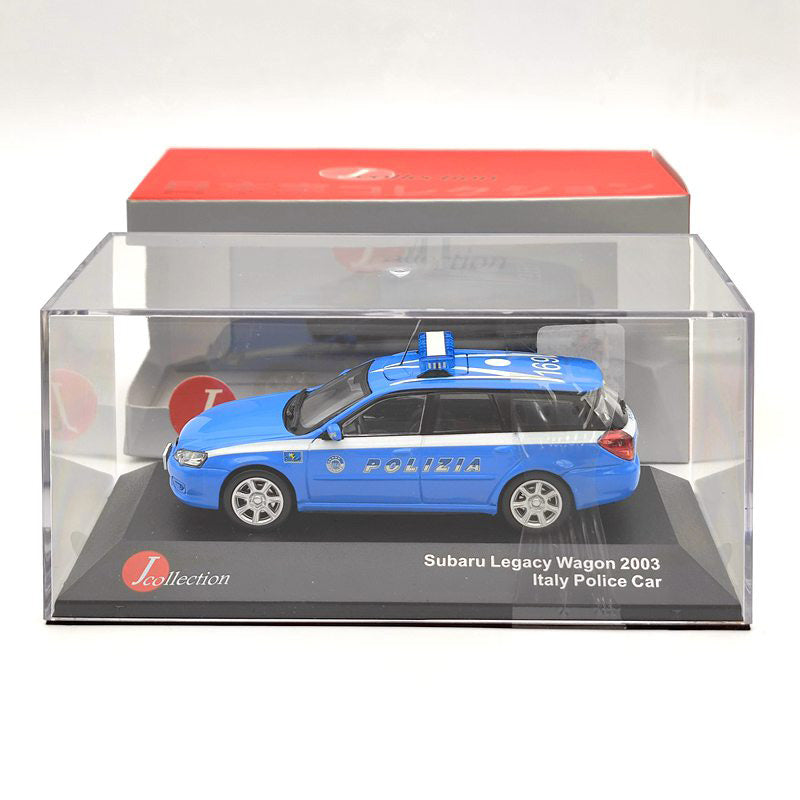 J Collection 1:43 SUBARU Legacy Wagon Italy Police Car 2003