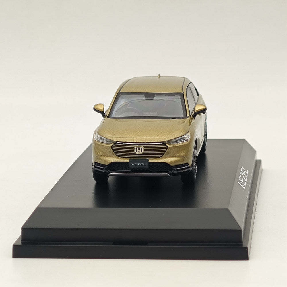 Modèle de voiture moulé sous pression japonais Honda VEZEL e:HEV Z sable kaki (P), modèle de voiture moulé sous pression, 1/43