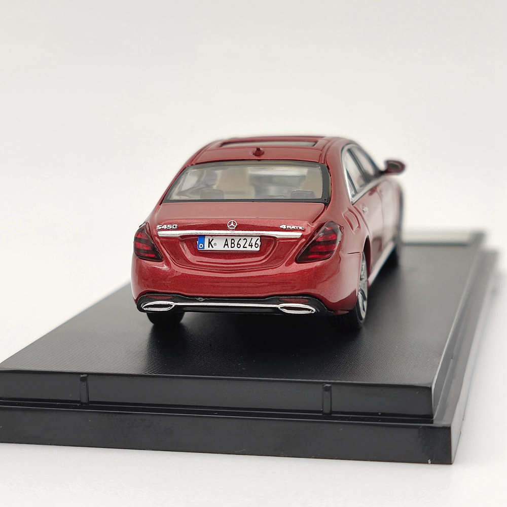 Master 1:64 Mercedes-Benz S450 W222 Police Car Diecast Toys Models Collection Gifts