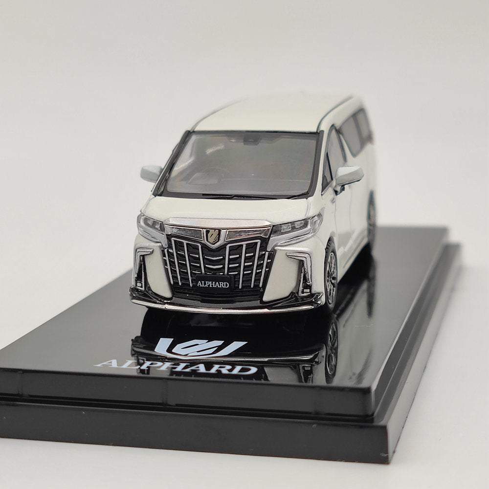 1/64 Hobby Japan Toyota ALPHARD (H30W) Version personnalisée Blanc HJ642012AW Jouets moulés sous pression Voiture Cadeau