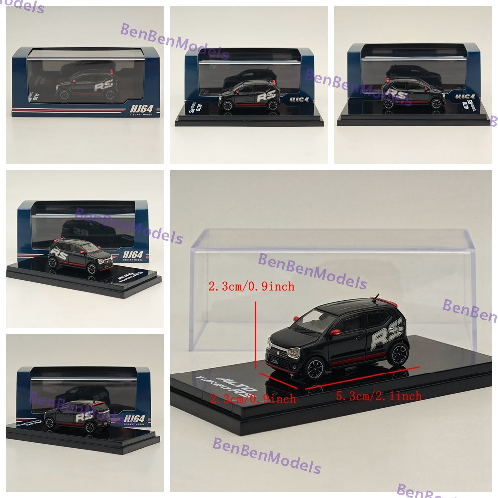 1/64 Suzuki Alto Works Turbo RS (HA36S) RS Decal Tune Modèle moulé sous pression Hobby Japon