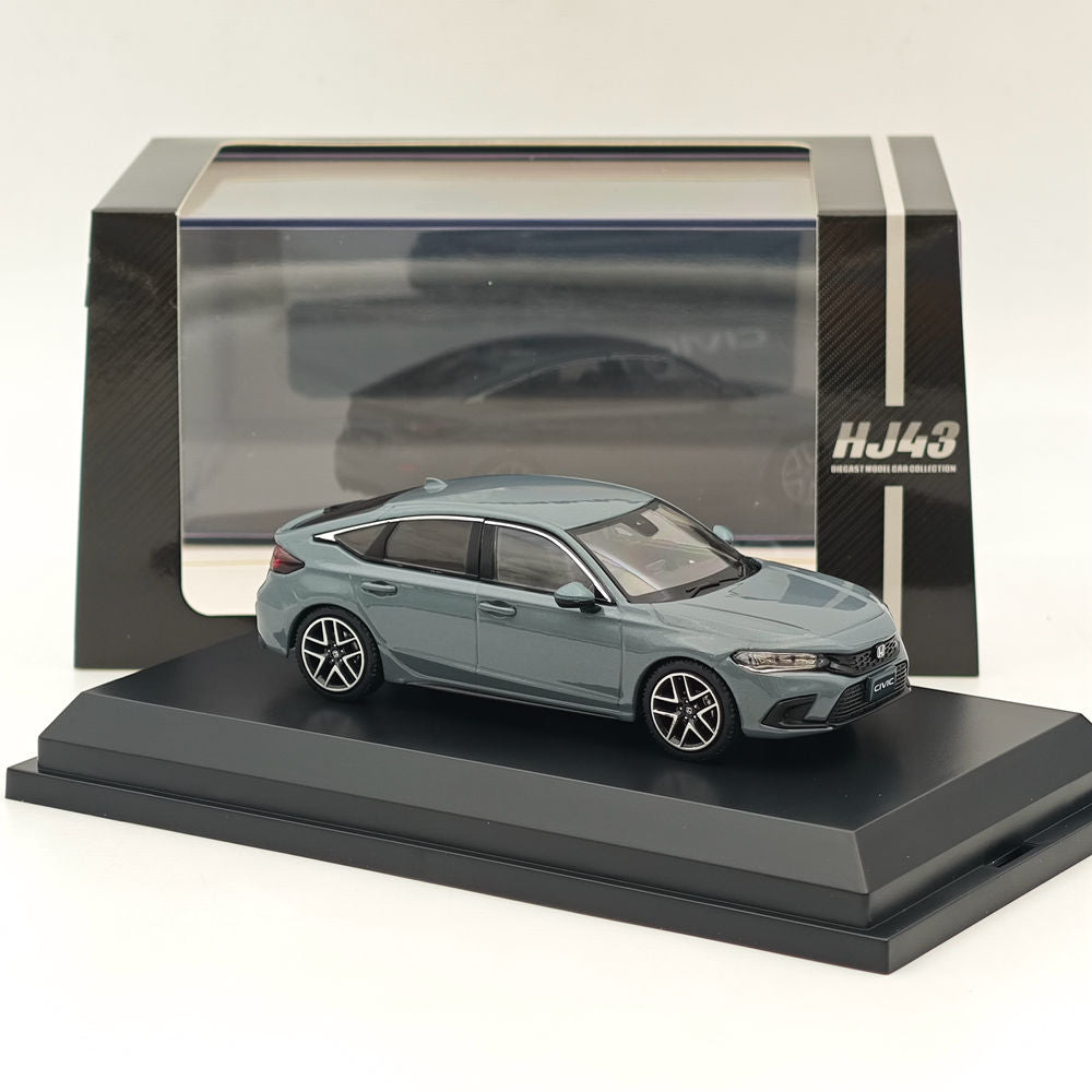 Hobby Japan 1/43 Civic (FL1) LX Sonic Gray Pearl Modèle réduit de voiture moulé sous pression