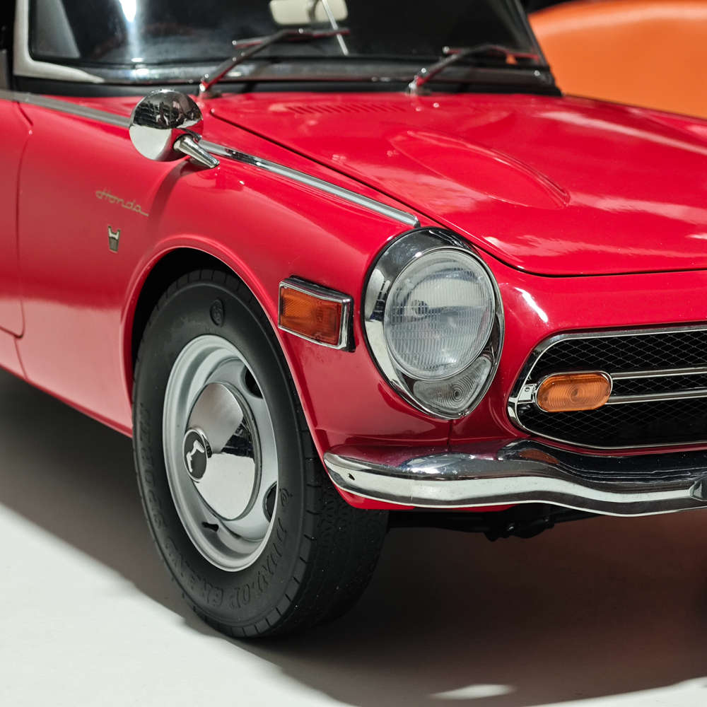 RARE 1/6 G & P HONDA S800M Cabriolet 1969 Modèle moulé sous pression édition son et lumière
