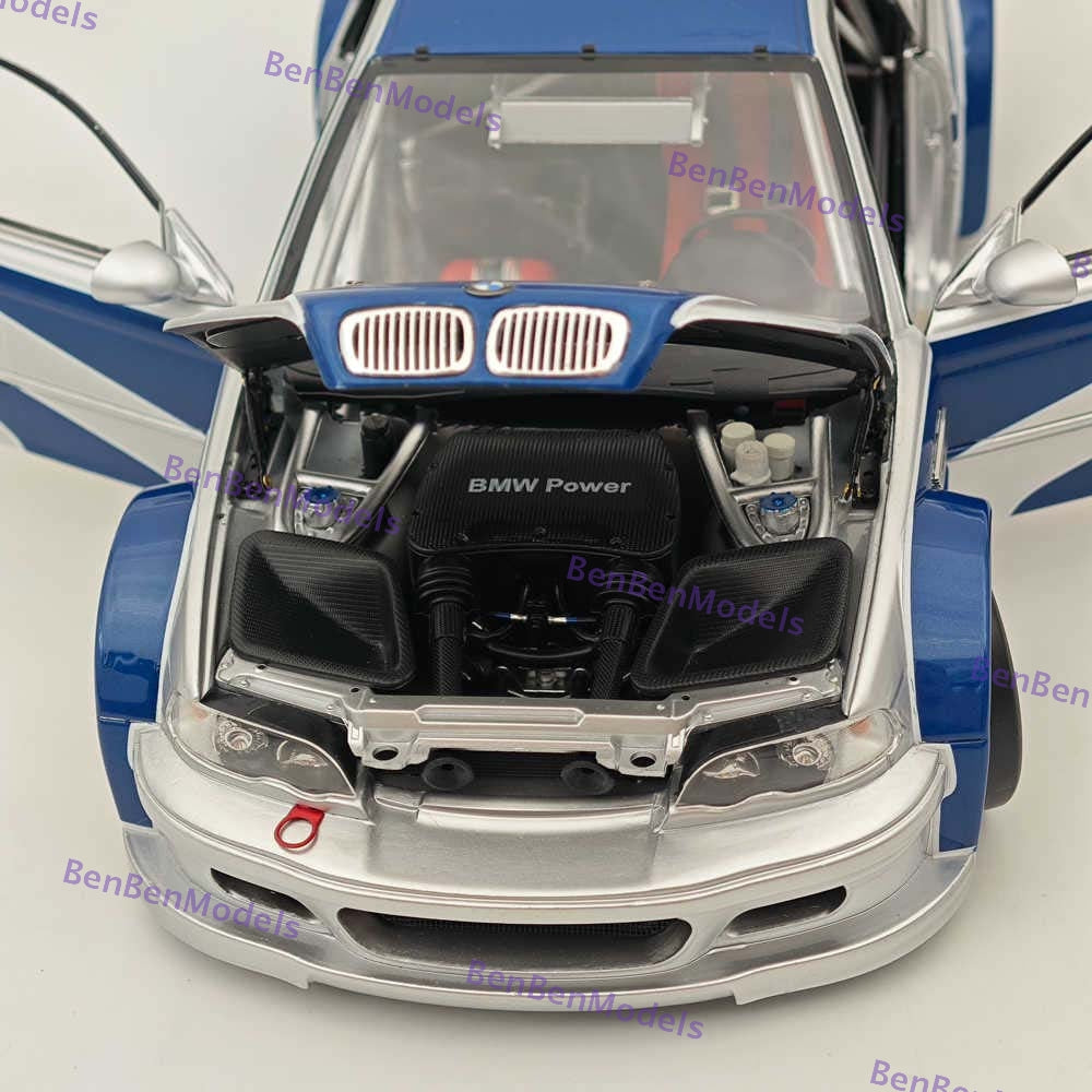 DCM 1/18 BMW M3 GTR E46 2001 Need For Speed Modèles de voitures en métal moulé sous pression Collection