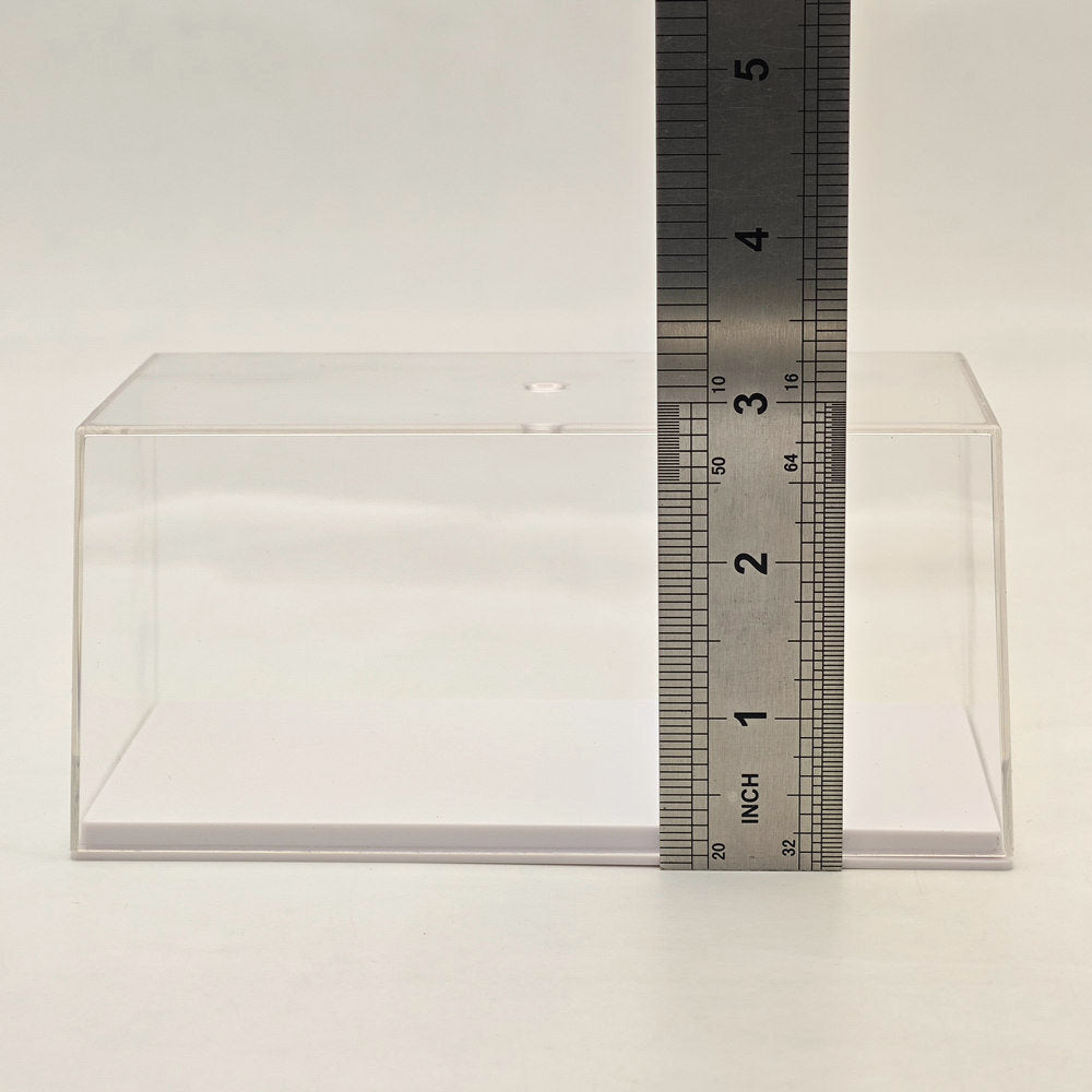 15.3cm 6'' Acrylic Boxes Display Case Stand Box Storing Transparent DustProof for 1:72,1:43 Scale Toys Car Models