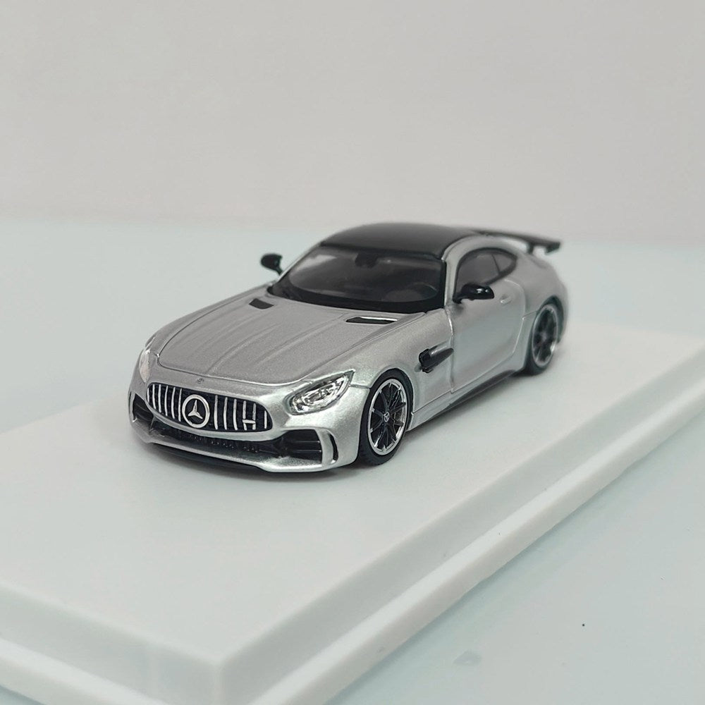 MJ 1/64 Mercedes Benz AMG GTR Double Door Diecast Car Models Collection Cadeaux Édition Limitée