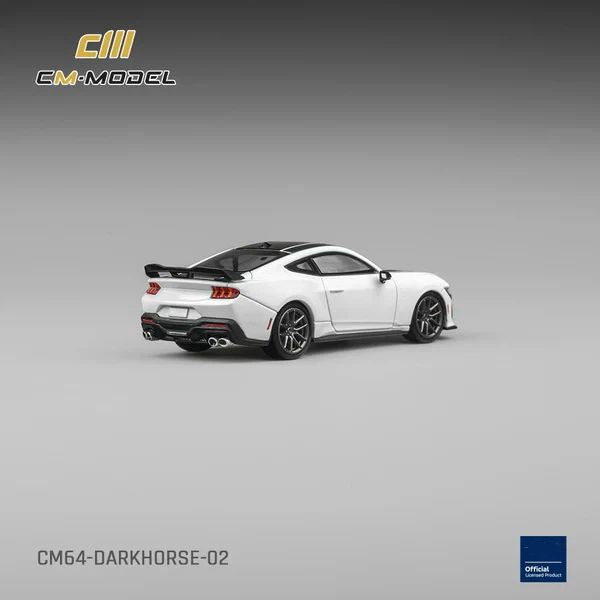 Pre-Order CM Model 1/64 Mustang MK7 S650 Darkhorse Oxford White CM64-Darkhorse-02 Limited Diecast Model Car