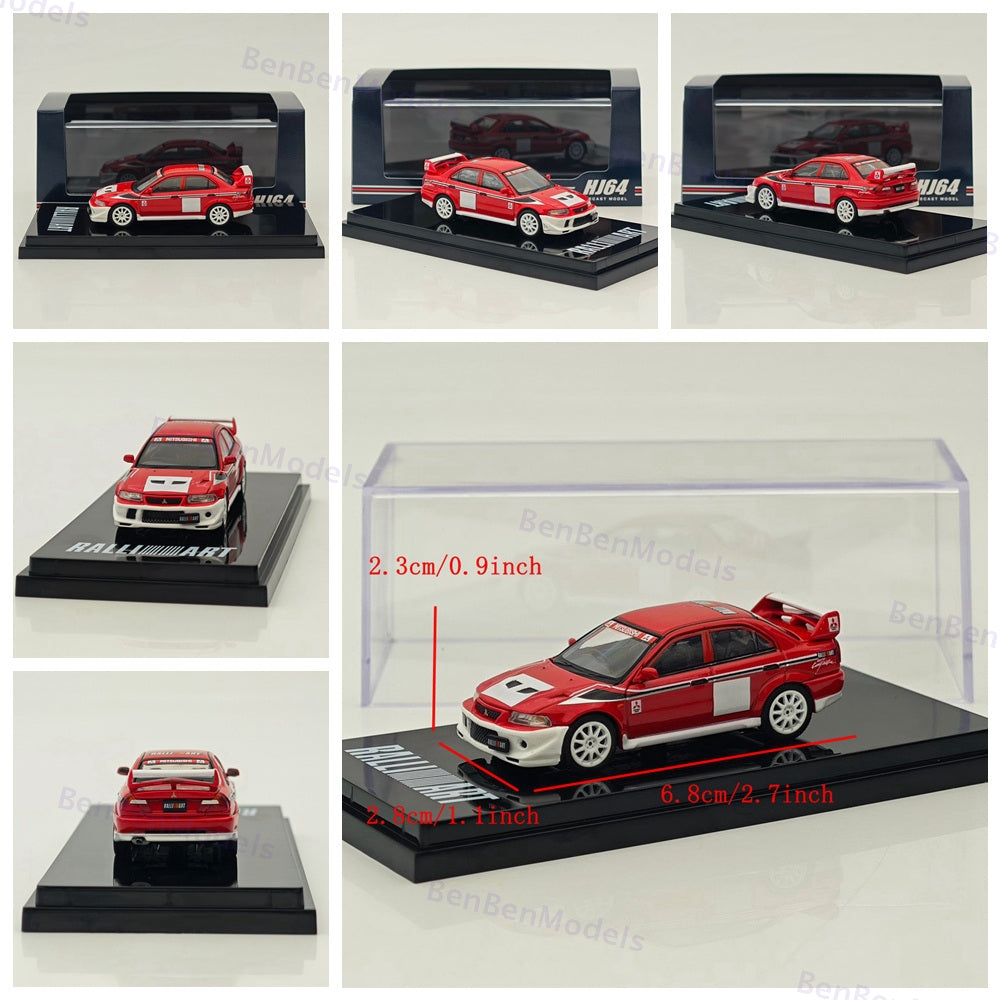1/64 Hobby Japan Mitsubishi Lancer RS Evolution VI (CP9A) 2000 Diecast Model