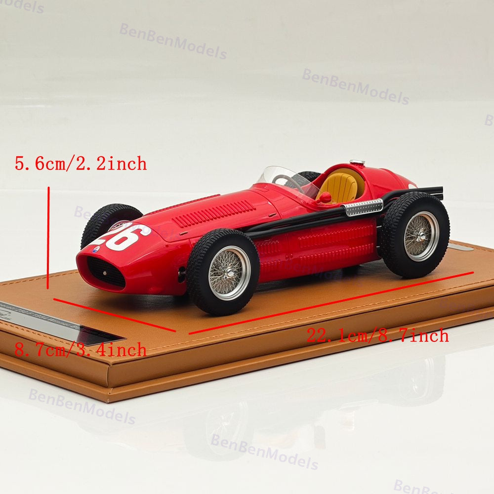 Tecno Maserati 250F Winner F1 Belgium GP 1954 Manuel Fangio #26 1/18 TM18-187A