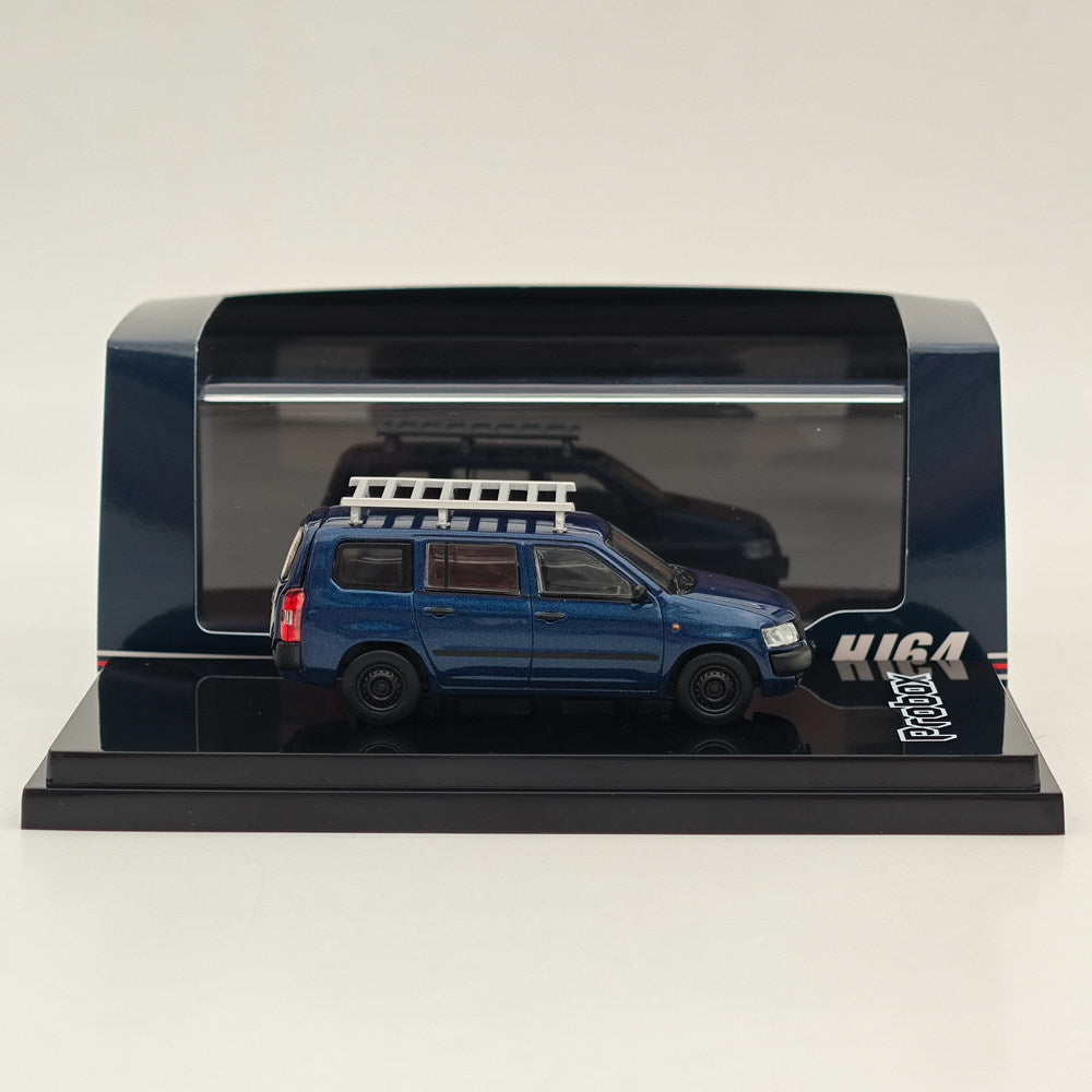 1/64 Hobby Japan Toyota PROBOX Customized ver. with ROOF CARRIER Blue HJ642062BL