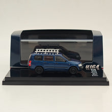 1/64 Hobby Japan Toyota PROBOX version personnalisée avec porte-bagages de toit bleu HJ642062BL