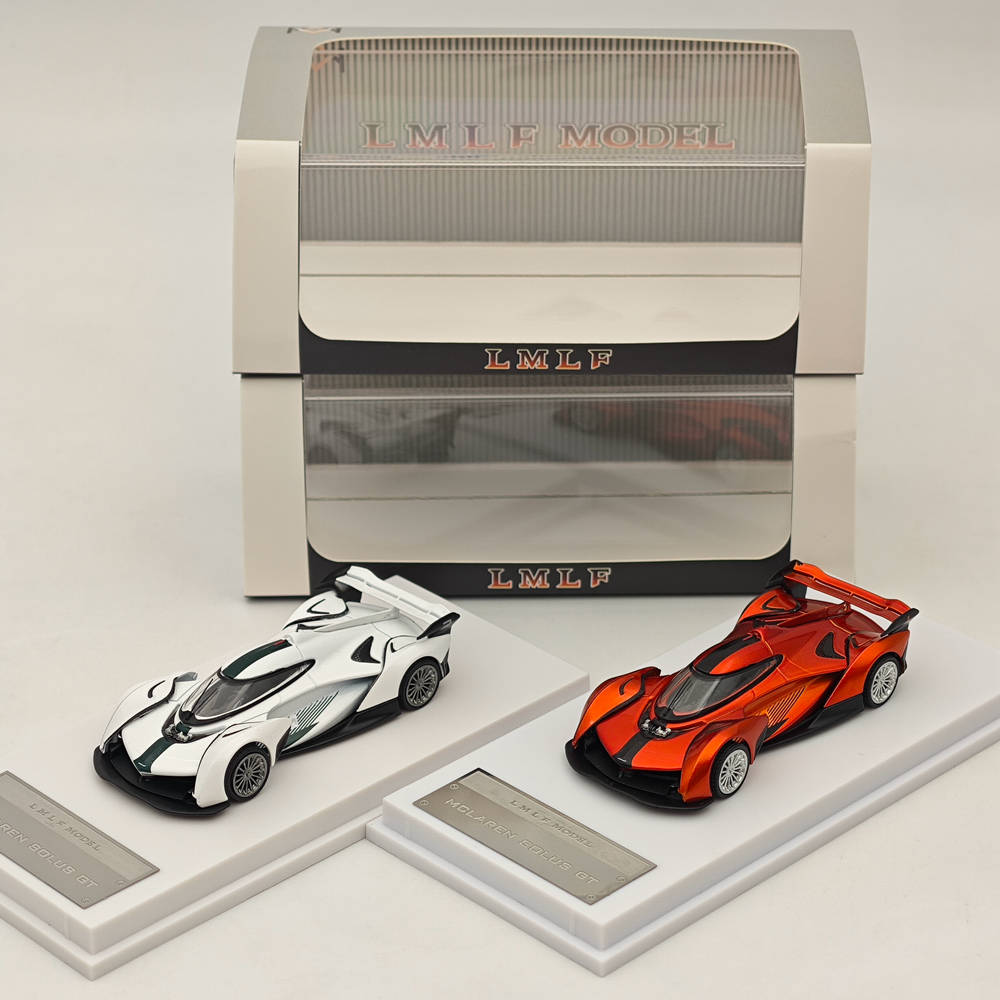LMLF 1:64 Mclaren Solus GT V10 Racing Sports Diecast Toys Car Models Collection Gifts Limited Edition