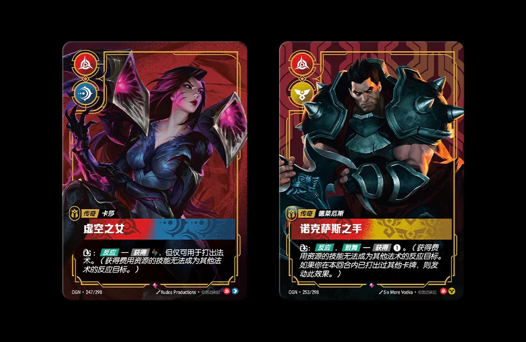 IN STOCK 2025 Riftbound Chinese League of Legends TCG Card Game Origin Slim Box
