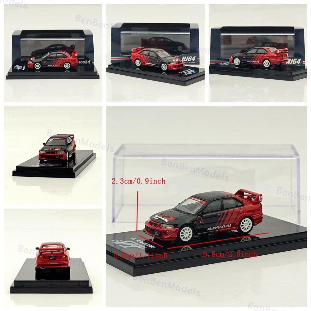 1/64 Hobby Japan Mitsubishi Lancer RS Evolution VI (CP9A) 2000 Diecast Model