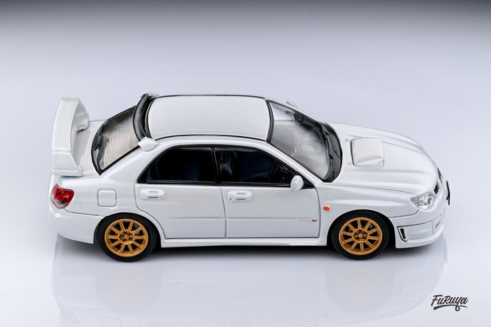 Furuya 1:64 SUBRARU Impreza WRX STi GD/GG 9e Collection de voitures miniatures moulées sous pression Cadeaux de loisirs