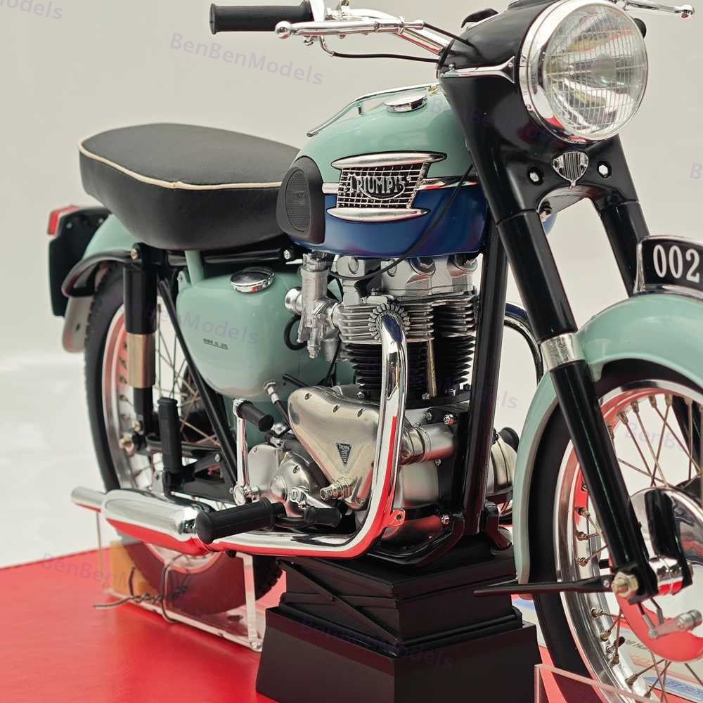 1/6 VMB TRIUMPH BONNEVILLE T120R 1959 Handmade Limited Edition Motorcycle Resin