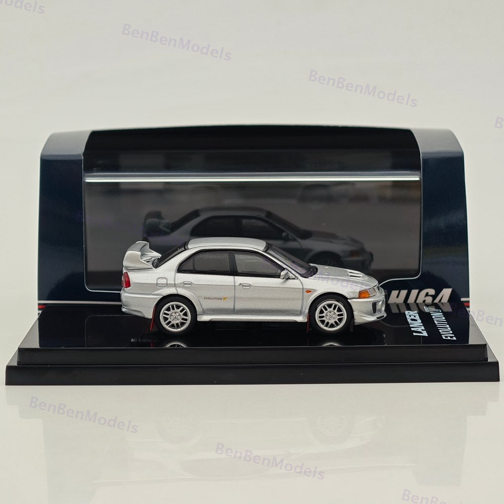 Hobby Japan 1/64 Mitsubishi Lancer GSR Evolution V (CP9A)1998 Silver HJ642032AS