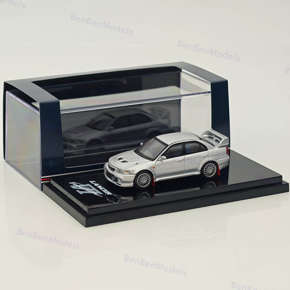 Hobby Japan 1/64 Mitsubishi Lancer GSR Evolution V (CP9A)1999 Silver HJ642033AS