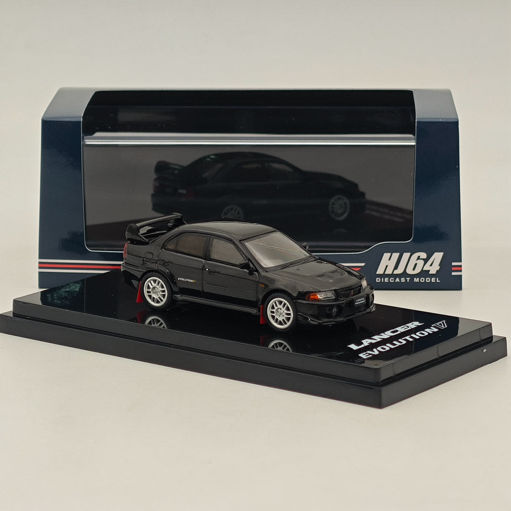 Hobby Japan 1/64 Mitsubishi Lancer GSR Evolution V (CP9A) 1998 HJ642032ABK Noir