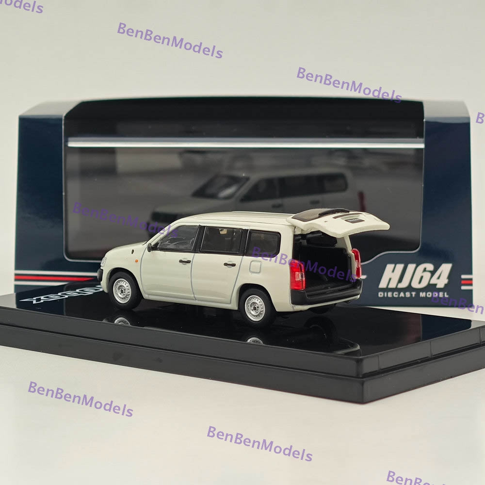1/64 Hobby Japan Toyota PROBOX GL White HJ644062W Diecast Models Car Collection