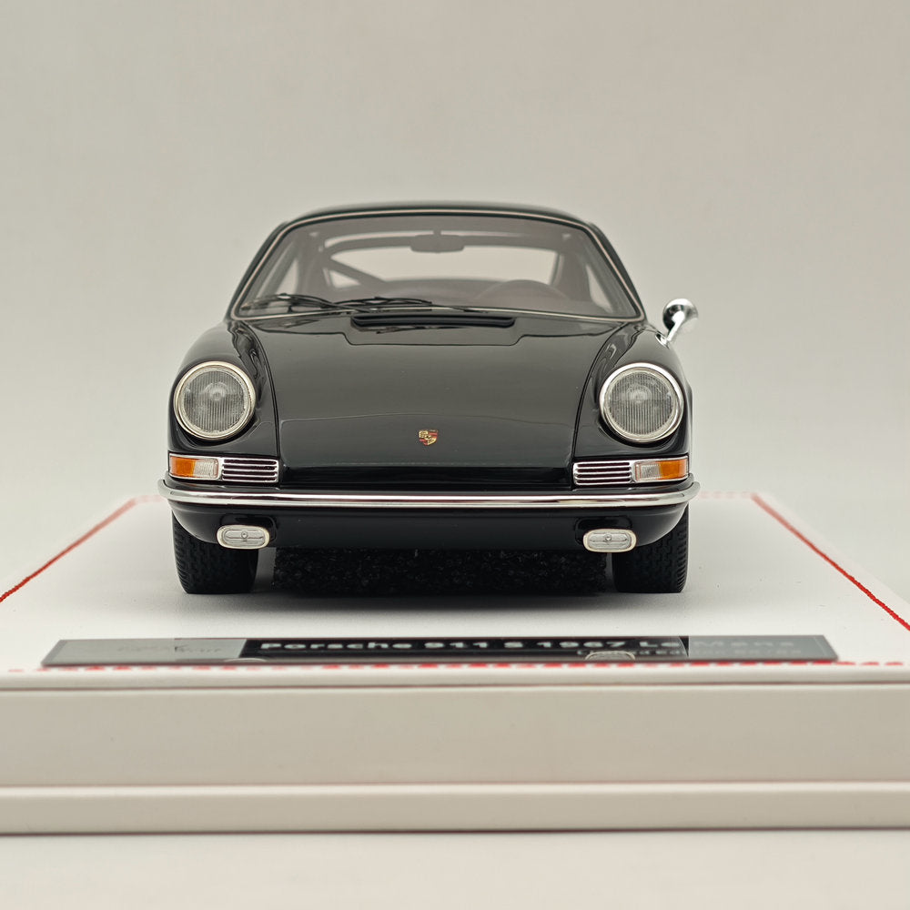 Ivy Merit 1/18 Porsche 911s 1967 Le Mans Résine Collection Haute Qualité Noir