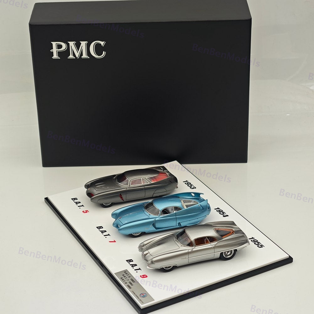 1:43 PMC Alfa Romeo BAT 5 .7 .9 1953 1954 1955 Concept Car Model 3-Car Package