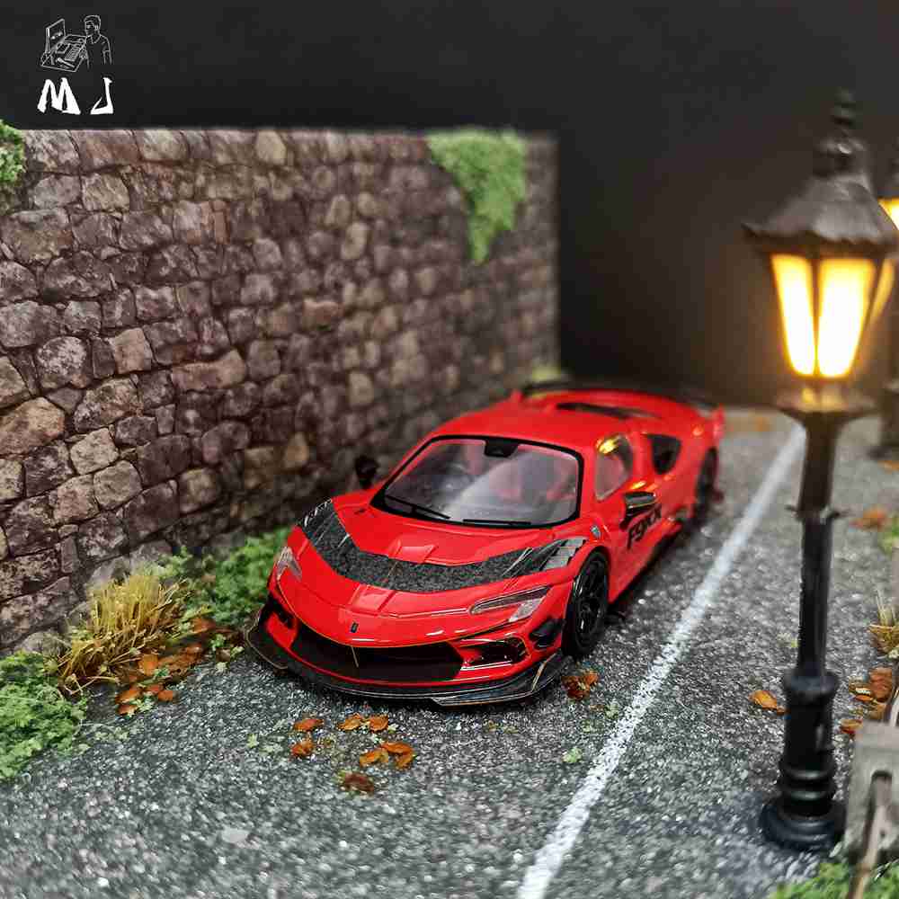 MJ 1/64 Ferrari Mansory F9XX Hardtop/Convertible Diecast Car Models Collection Gifts Limited Edition