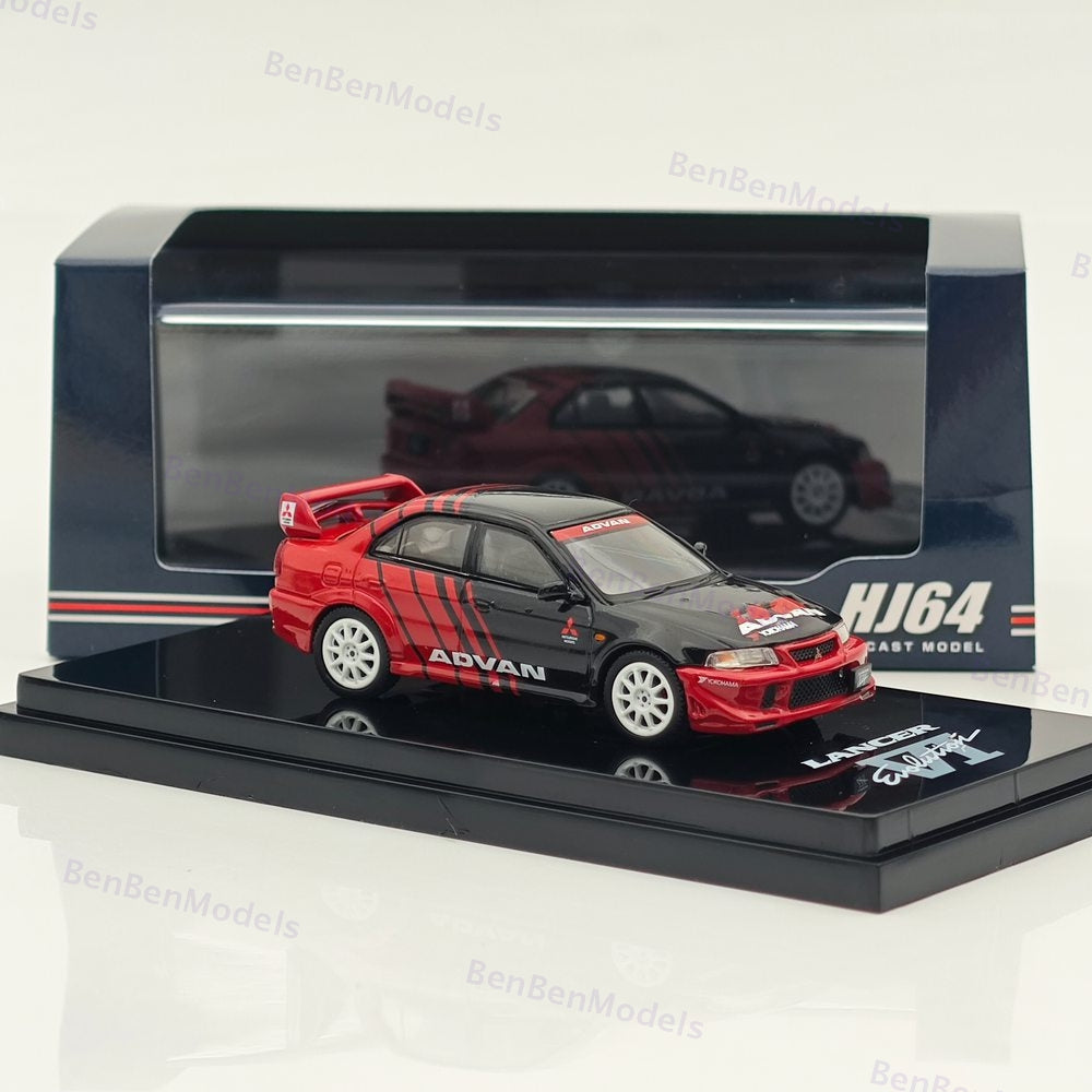 1/64 Hobby Japan Mitsubishi Lancer RS Evolution VI (CP9A) 2000 Diecast Model