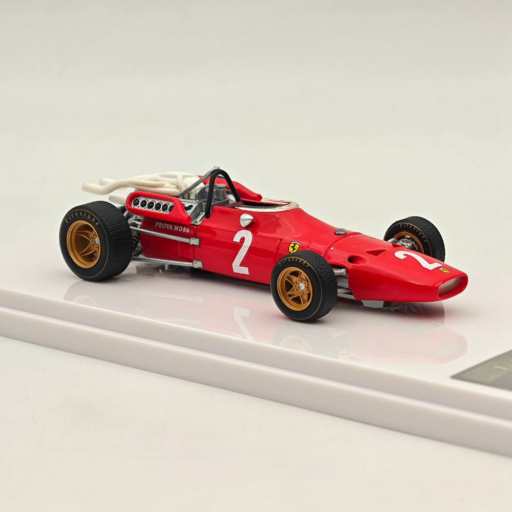 1/43 Tecnomodel Ferrari 312 F1-67 1967 #2 ltaly GP "Chris Amon" Red Resin Model