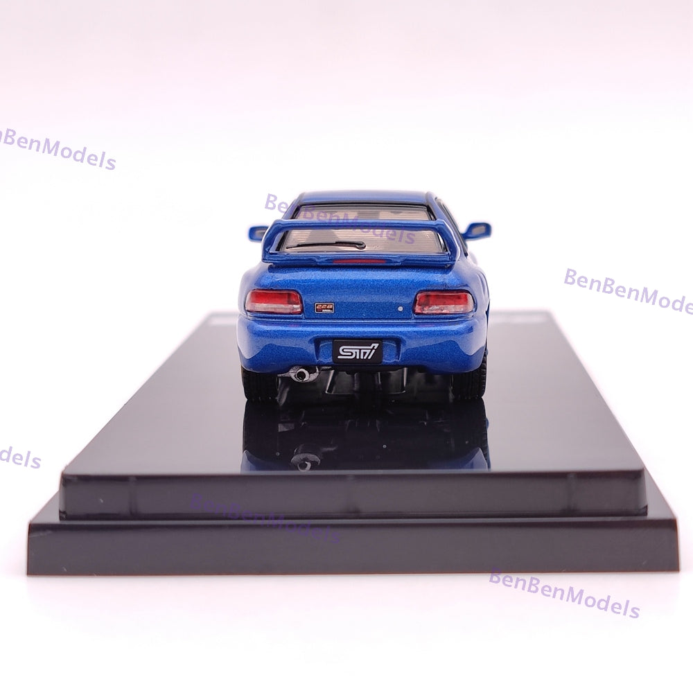 1/64 Hobby Japan Subaru Impreza 22B STi Version GC8 With Engine HJ641041BL Blue