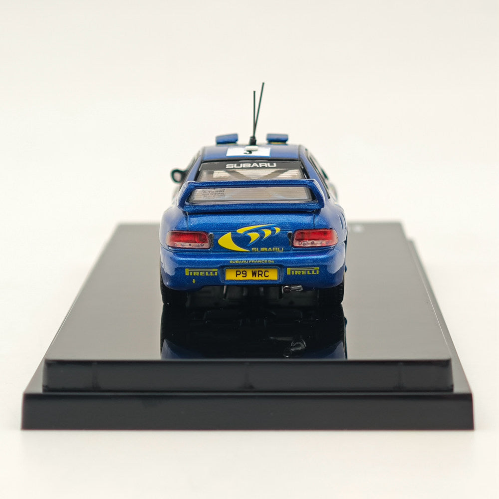 1/64 Hobby Japan SUBARU IMPREZA WRC 1997 #3 TOUR DE CORSE(Winner) Blue Diecast