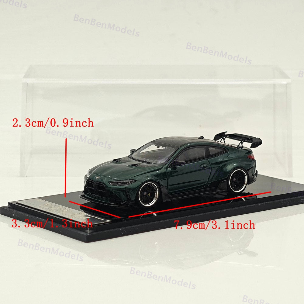1:64 SW BMW M4 G82 Sports Model Diecast Toys Car Models Collection Limited 499
