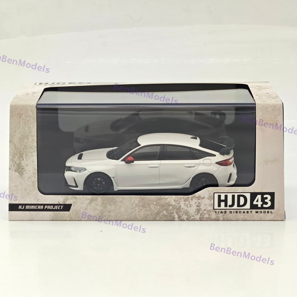 1/43 Hobby Japan HJD43 CIVIC TYPE R (FL5) RACING BLACK Package Genuine Option