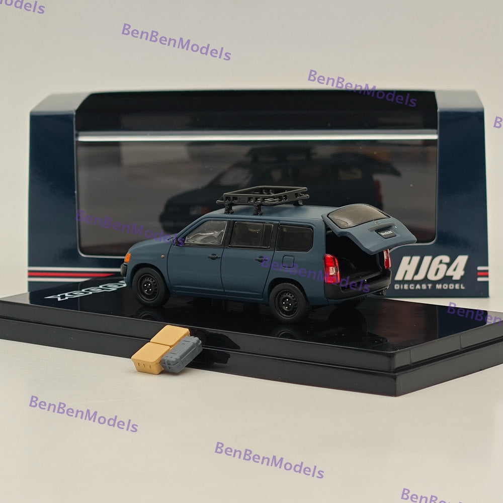 1/64 Hobby Japan Toyota PROBOX CUSTOMIZED VER Matte Blue HJ643062BL Models Car