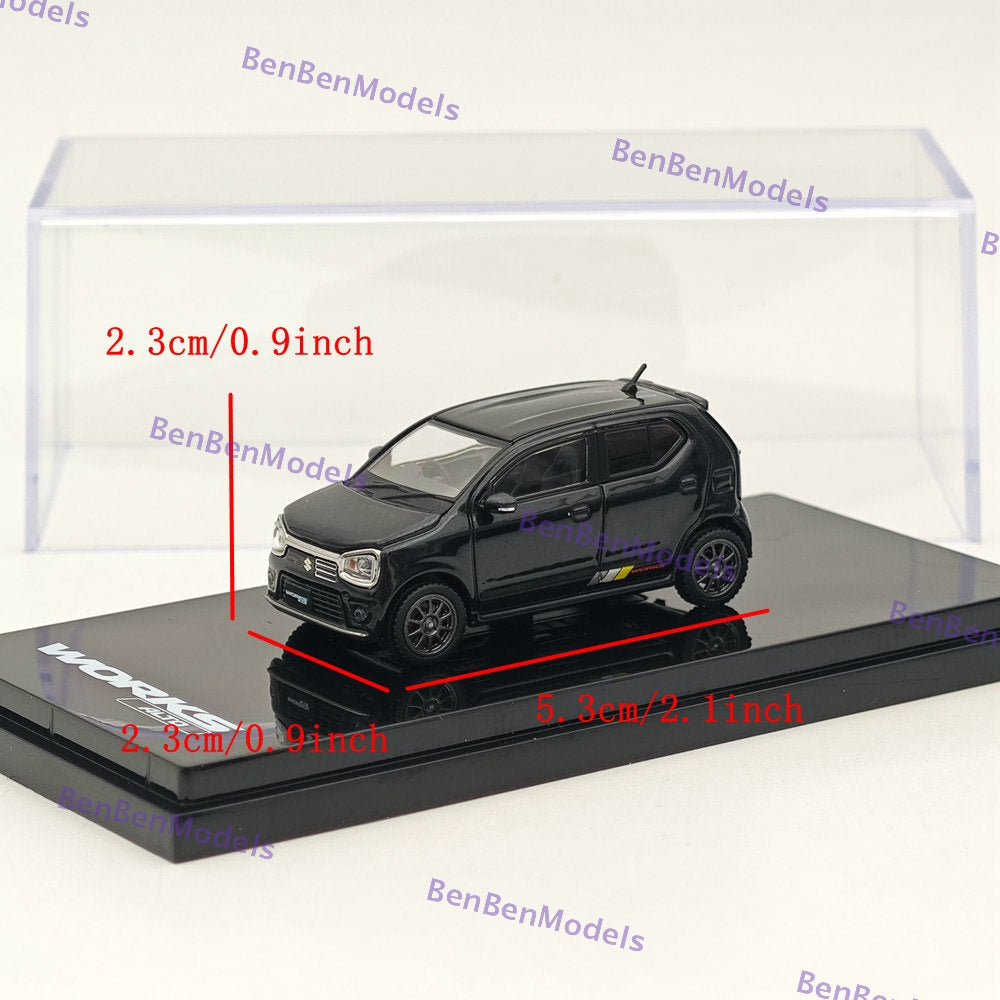 1/64 Hobby Japan SUZUKI ALTO WORKS (HA36S) Bluish Black HJ641070ABK Diecast