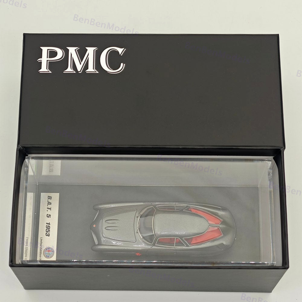 PMC 1/43 Alfa Romeo B.A.T. 5 1953 Grey Resin Model Car Limited Edittion 111