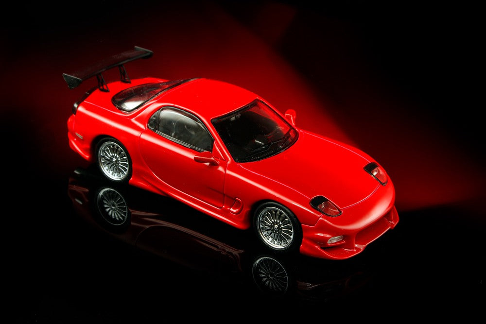 Mortal 1:64 Mazda RX7 Veilside Miniature Hobby Diecast Jouets Modèles de Voiture Collection Cadeaux