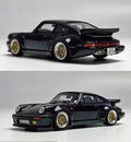 Master 1:64 for Porsche 930 Turbo Black Bird Diecast Toys Car Models Collection Gifts Limited Edition