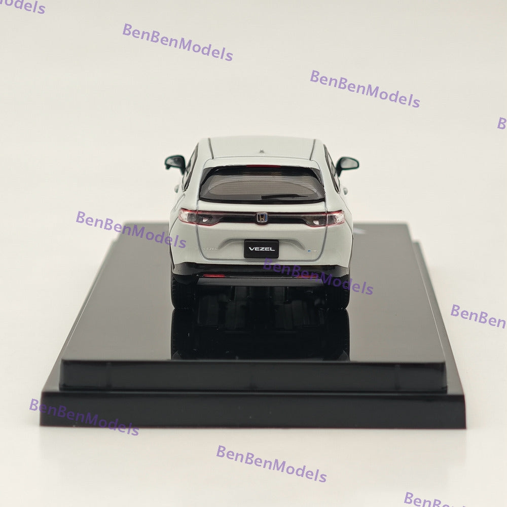 1/64 Hobby Japan VEZEL e: HEV Z Premium Sunlight White Pearl Diecast HJ641071ASW