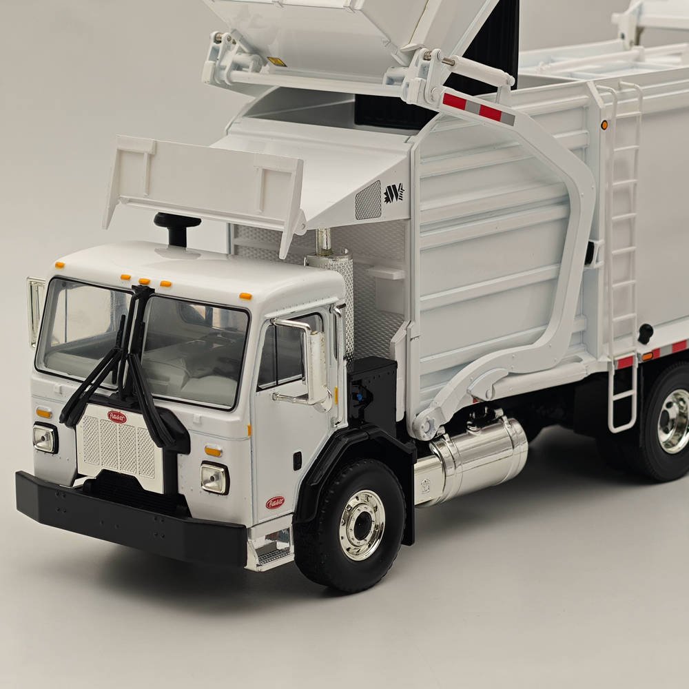 FIRST GEAR 1/34 PETERBILT MODEL 520 WITH WITTKE FRONT END LOAD REFUSE TRUCK 10-4193 DIECAST METAL REPLICA Collection