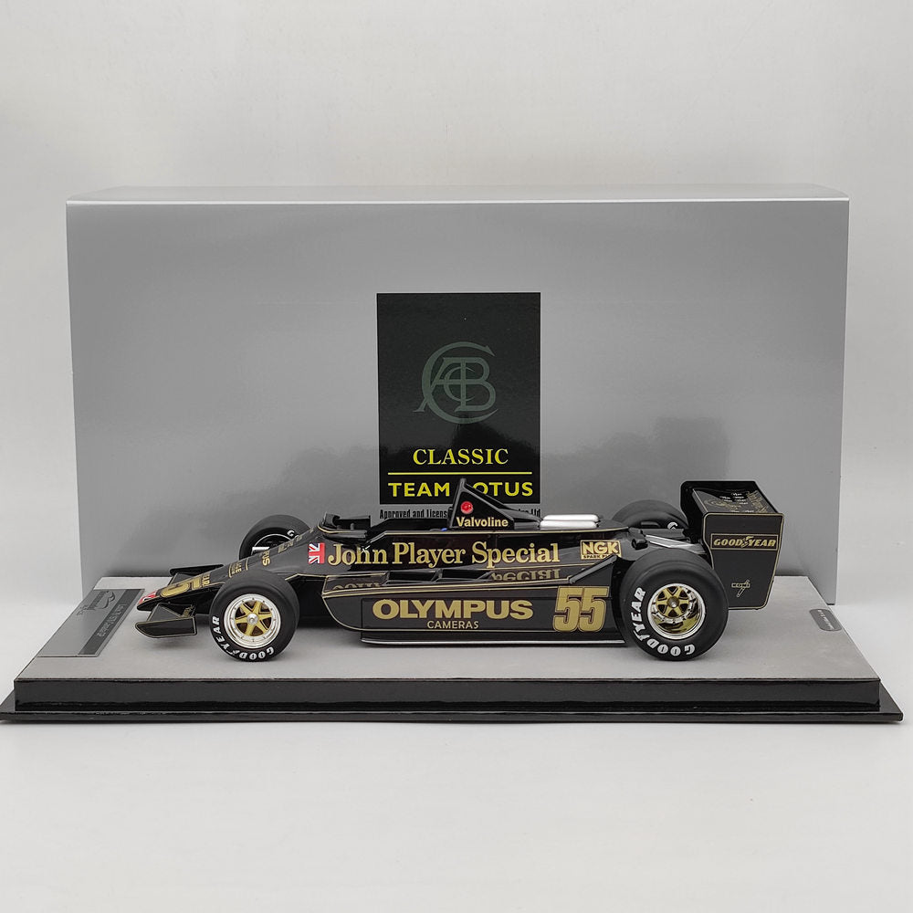 1/18 Tecno Mythos Series Lotus 79 1978 Canada GP #55 J.P. Jarier Ltd 60 pcs Black TM18-287F Resin Model Cars Limited Collection