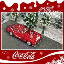 Seeker 1:64 Mercedes Benz 300SL Alliage Modèle De Voiture De Collection De Peinture De Noël Jouets Moulés Sous Pression Voiture Miniature Hobby Cadeaux