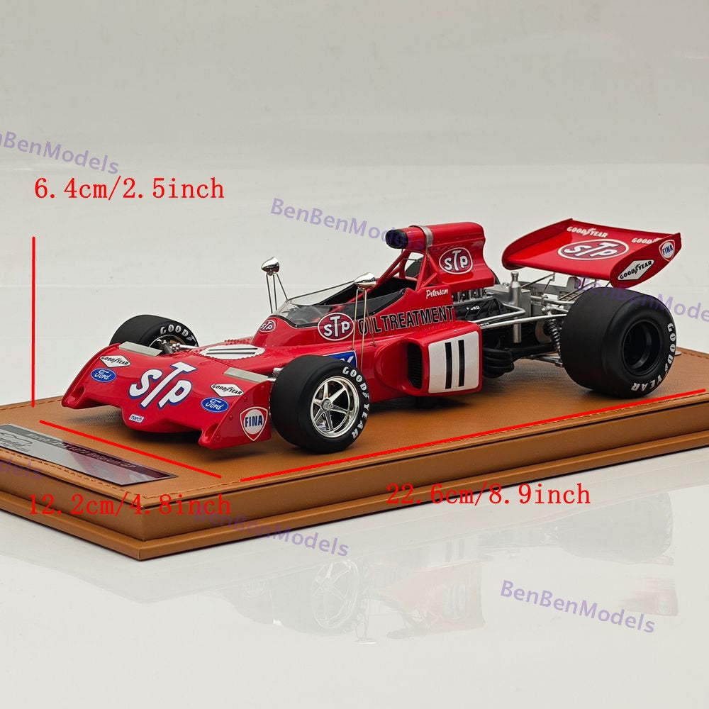 Tecnomodel 1/18 March 721X 1972 Belgium GP Driver Ronnie Peterson #11 TM18-288A